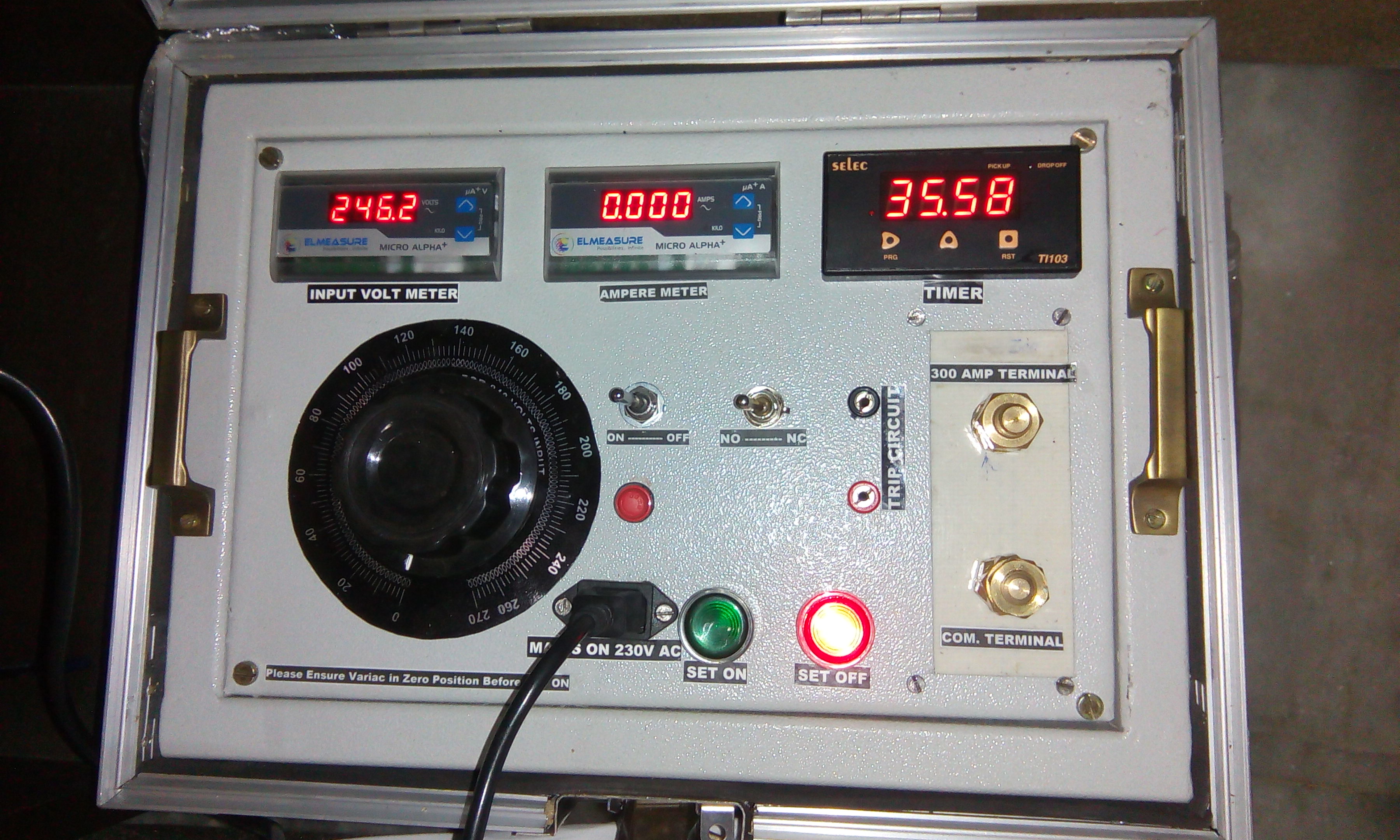 Secondary Injection Test Kit (Relay Test Kit) 