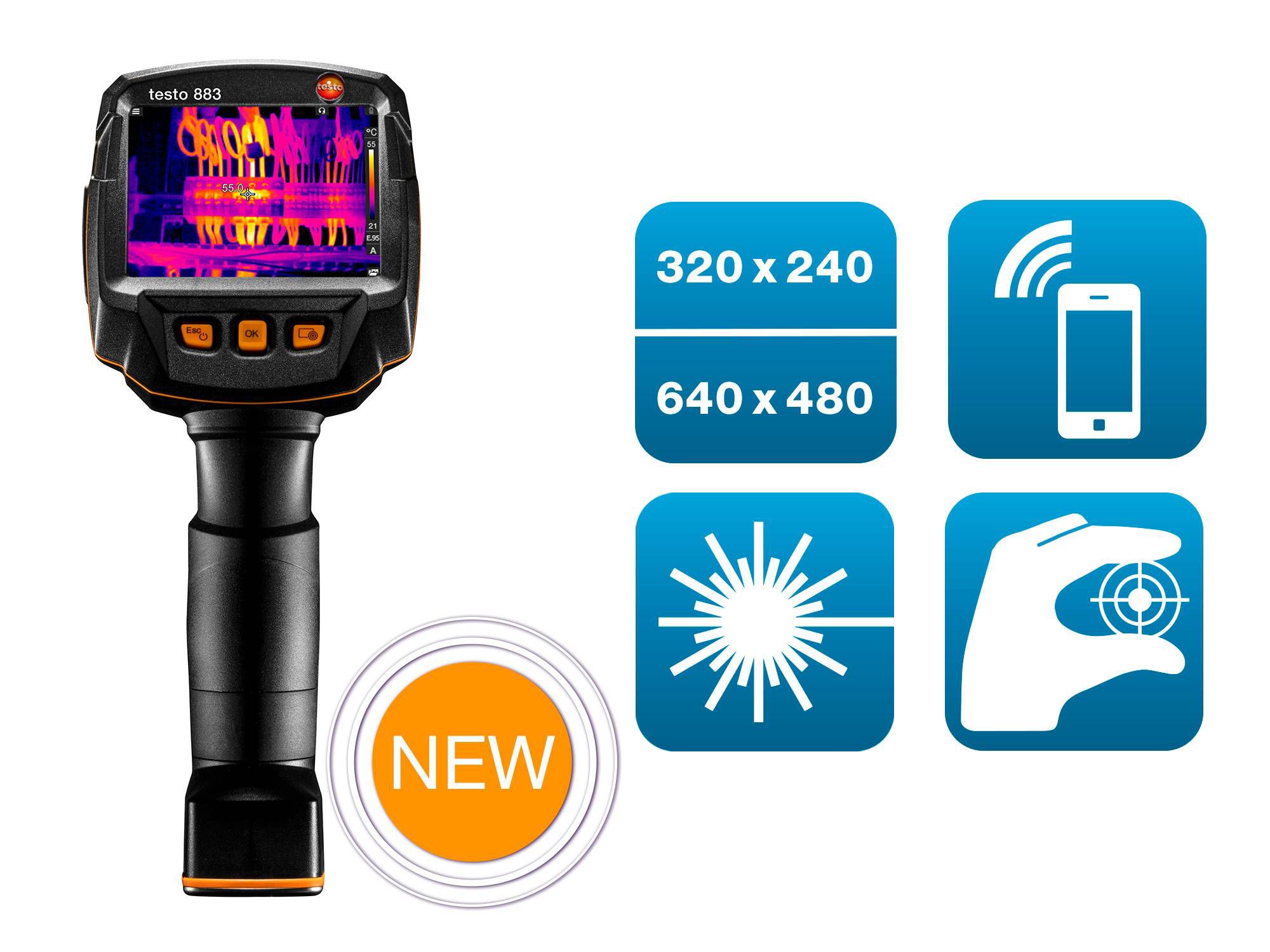 Thermal Imager with automatic Image Management Testo 883 Thermal Imager with automatic Image Management Testo 883